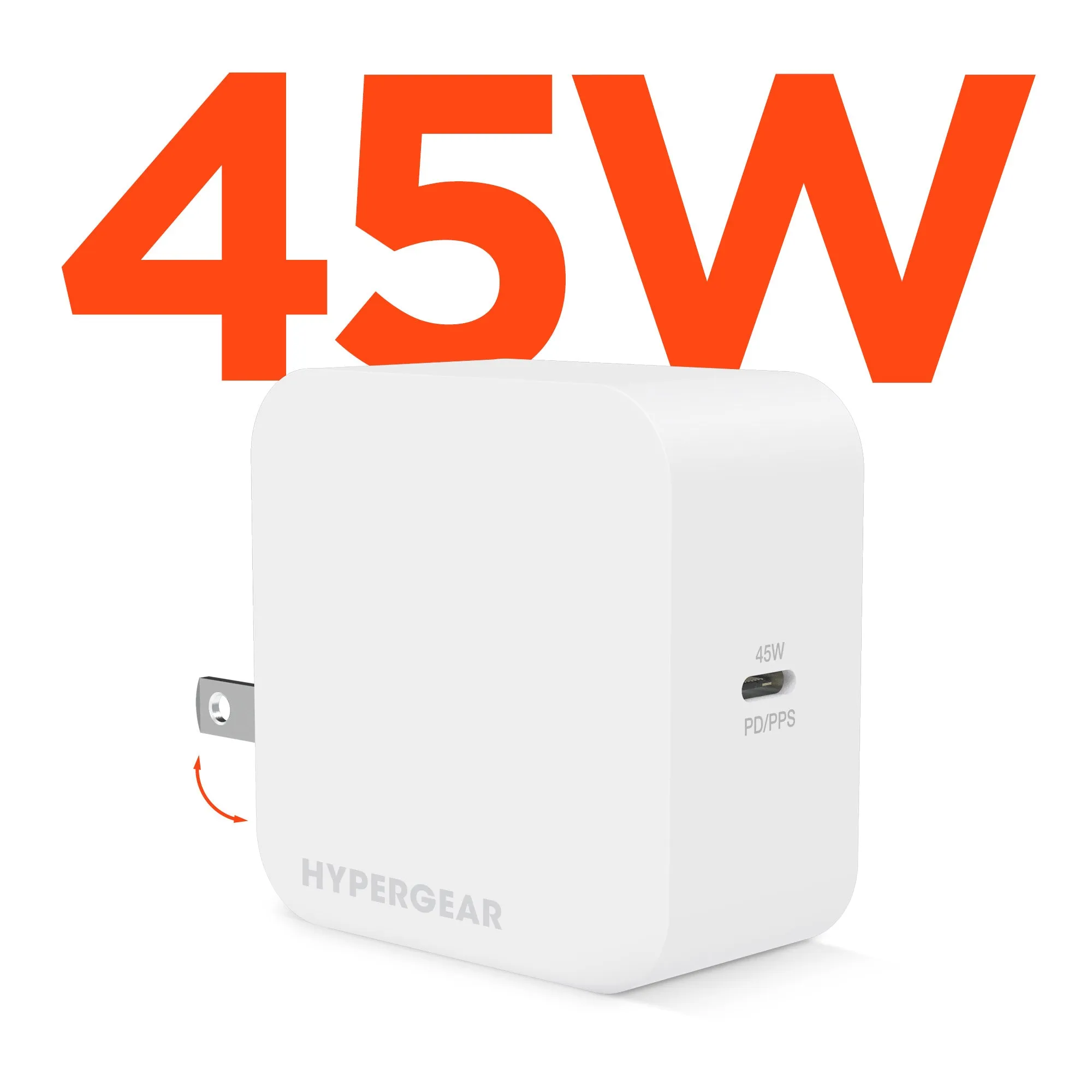 Daily Special Offer Speedboost 45W Usb-C Pd Laptop Wall Charger With Pps | White