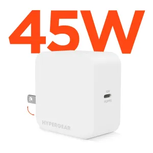 Daily Special Offer Speedboost 45W Usb-C Pd Laptop Wall Charger With Pps | White