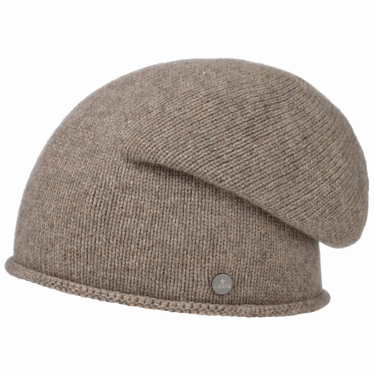 Cashmere Pull On Hat With Rolled Edge Trending Savings Now Special Online Offer