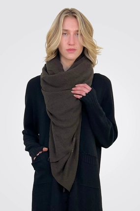 Grab Your Hot Pick Cashmere Scarf  - Brown