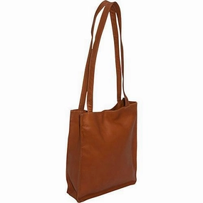 Piel Leather Open Market Bag Instant Hot Deal