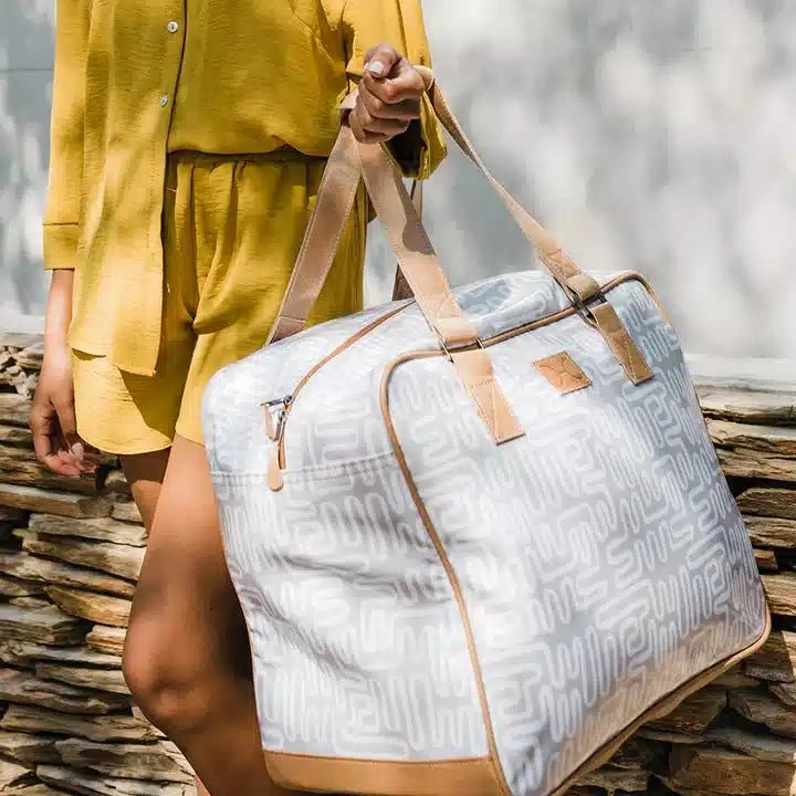 Grab It Fast Hot Item Clearance Thandana Laminated Fabric Large Weekender Bag