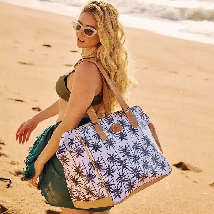 Surprise Offer Now Thandana Laminated Fabric Large Weekender Bag