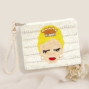 Today Only Steal Daily Hot Deal Bride Pearl Seed Beaded Mini Pouch Bag