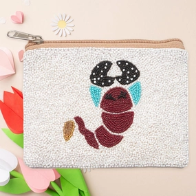 Hot Picks Today Shop Todays Picks Lobster Seed Beaded Mini Pouch Bag