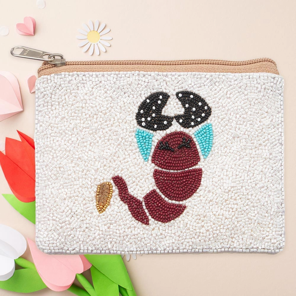 Hot Picks Today Shop Todays Picks Lobster Seed Beaded Mini Pouch Bag