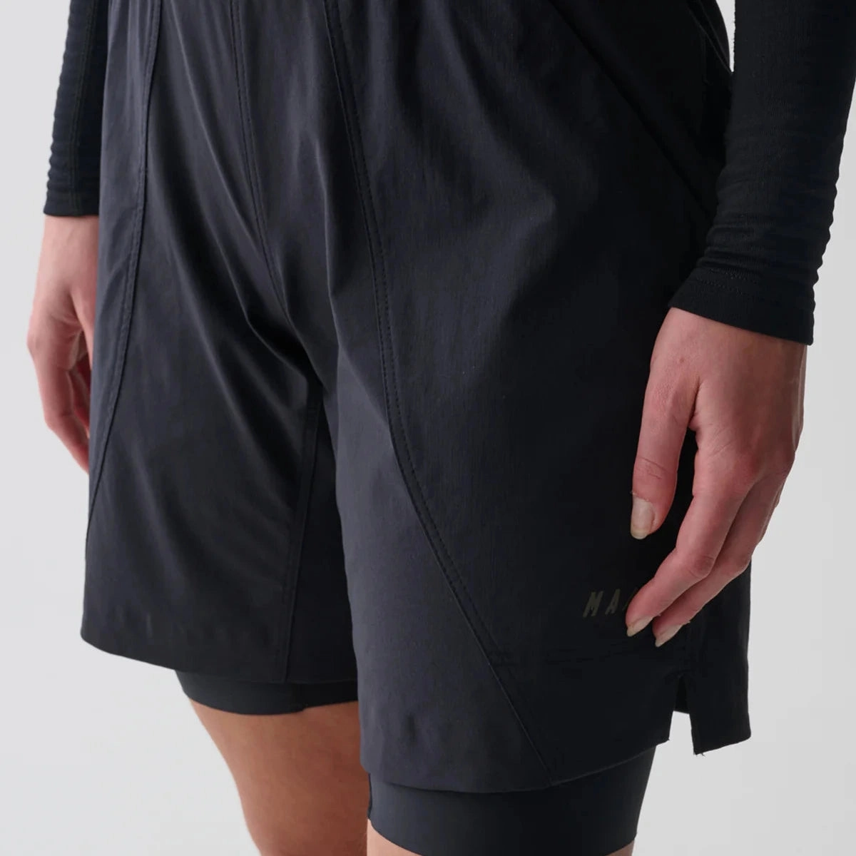 Maap Alt_Road Overshorts women Mtb shorts - Black