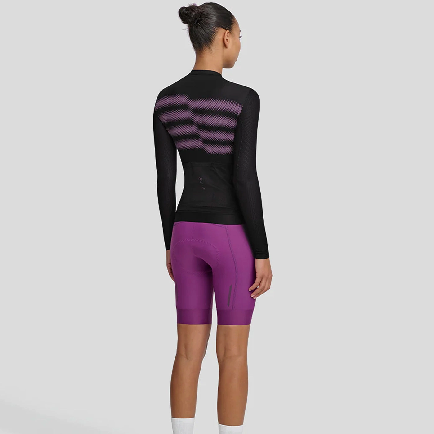 Maap Blurred Out Ultralight Pro long sleeve woman jersey - Black