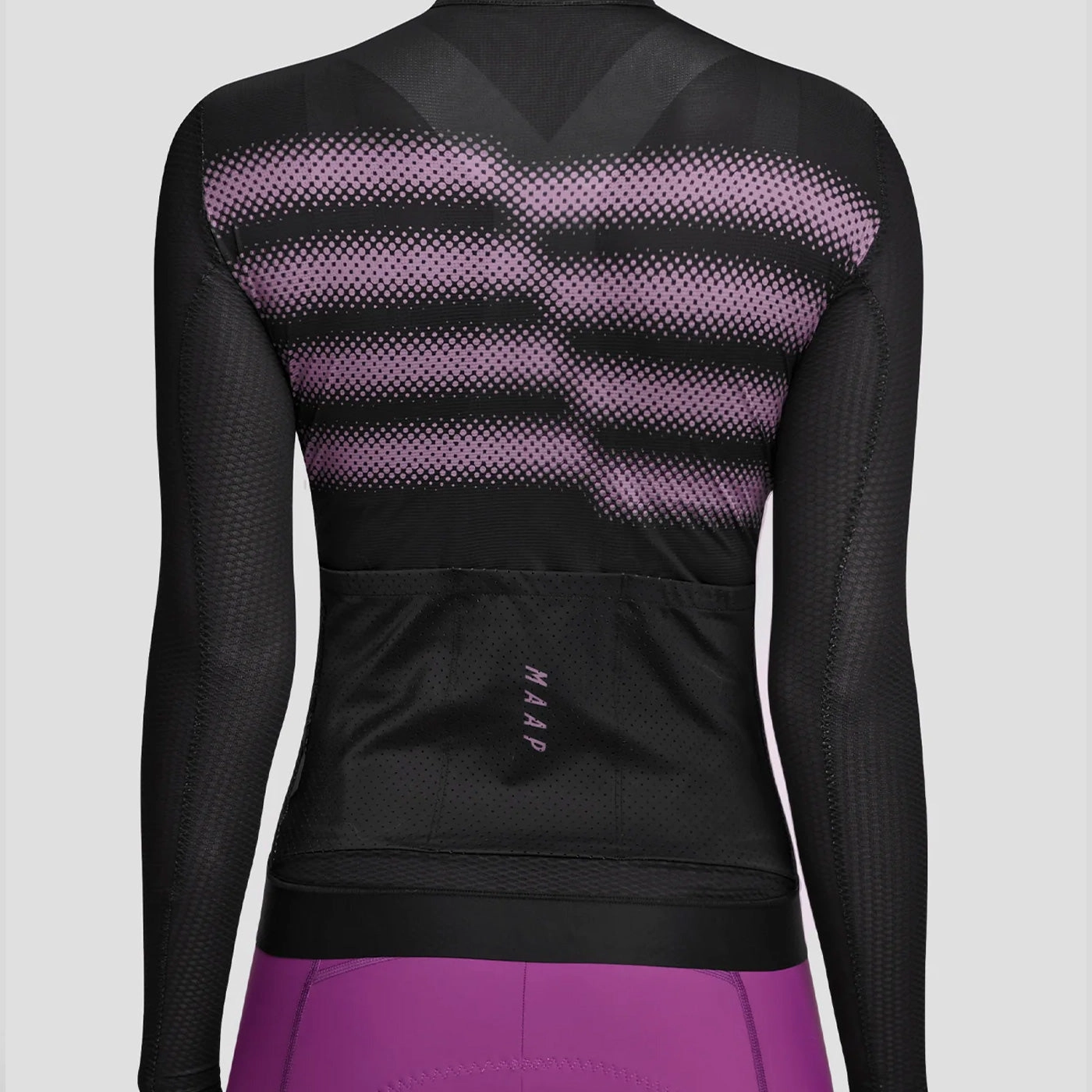 Maap Blurred Out Ultralight Pro long sleeve woman jersey - Black