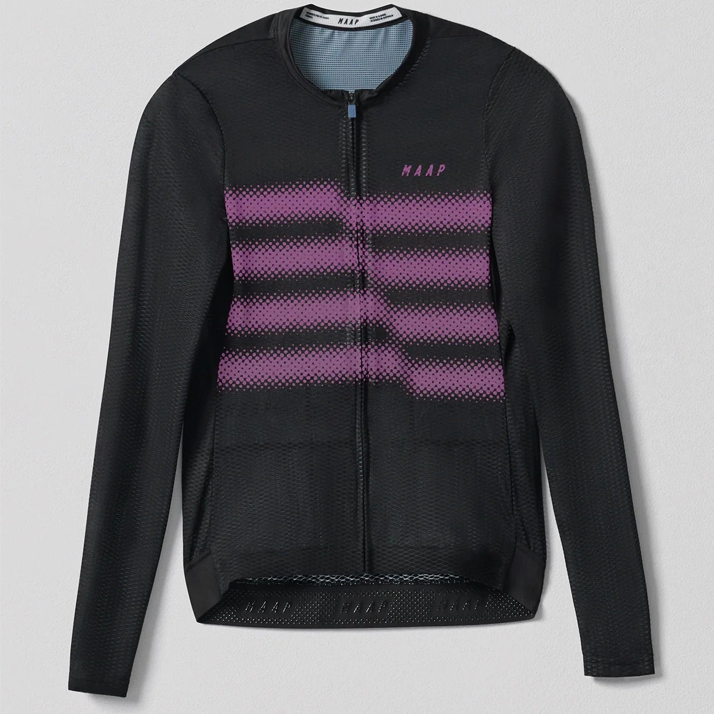 Maap Blurred Out Ultralight Pro long sleeve woman jersey - Black