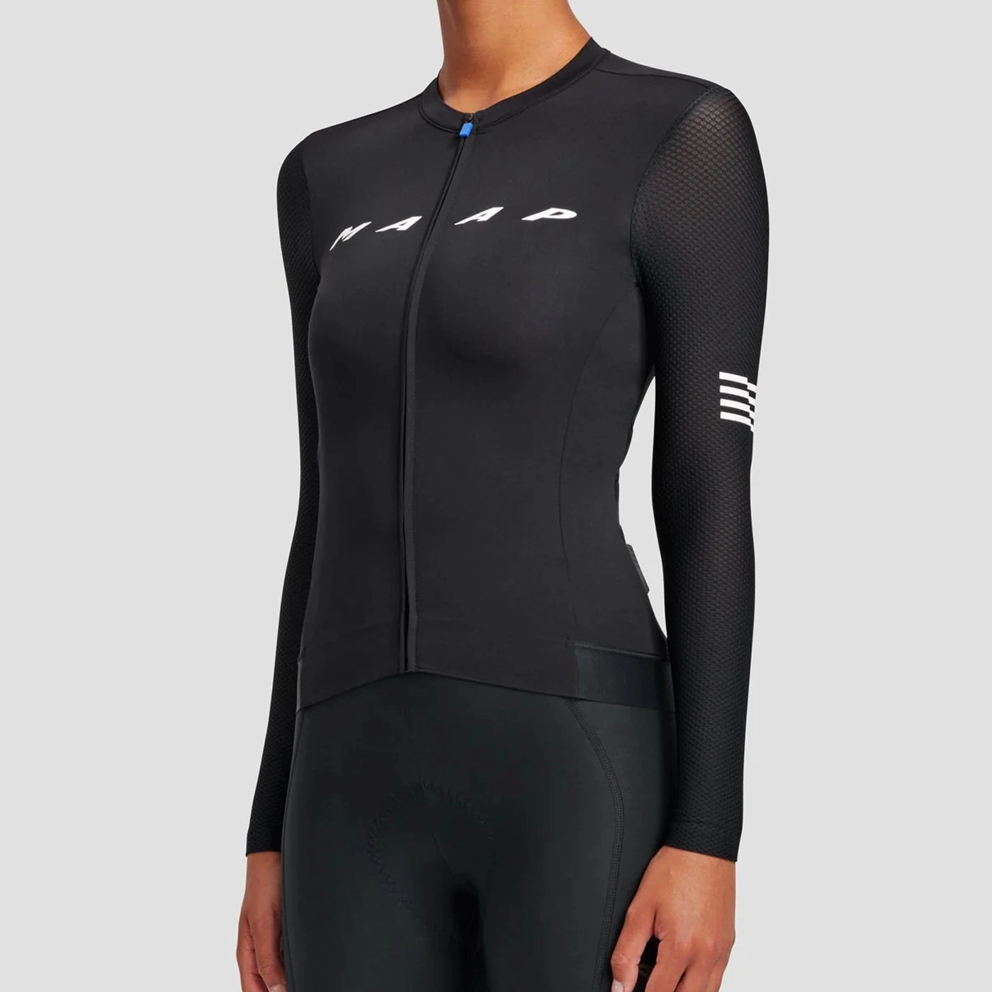 Maap Evade Pro Base 2.0 long sleeve woman jersey - Black