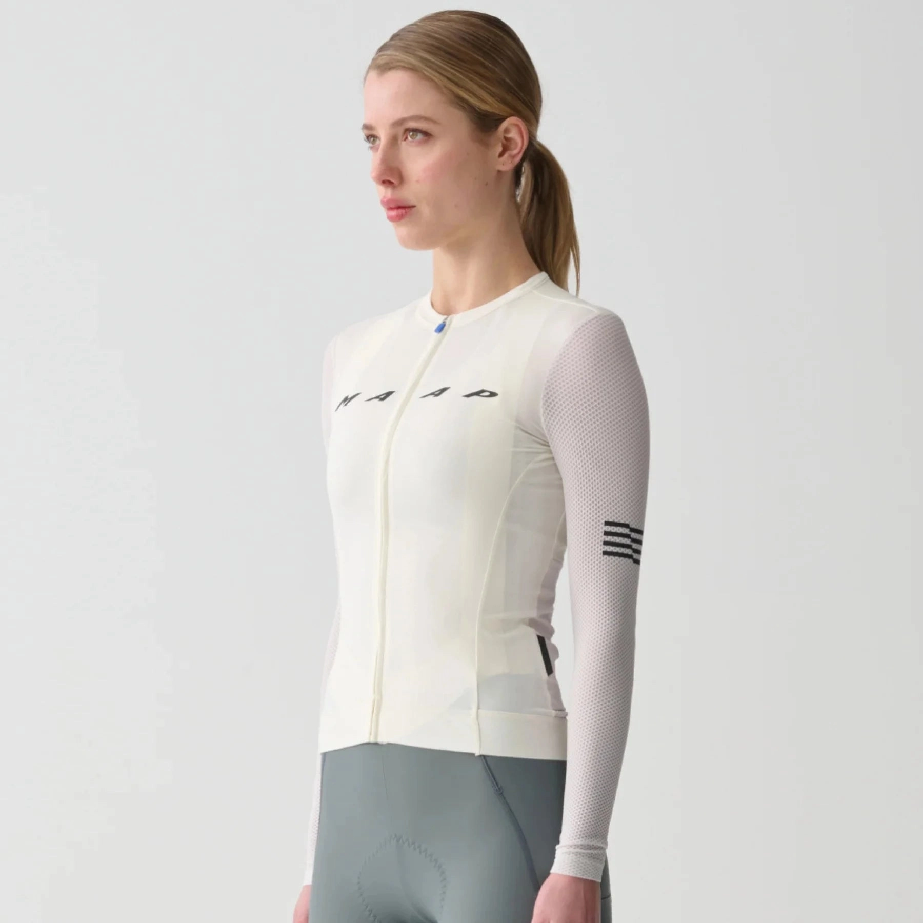 Maap Evade Pro Base 2.0 long sleeve woman jersey - Chalk