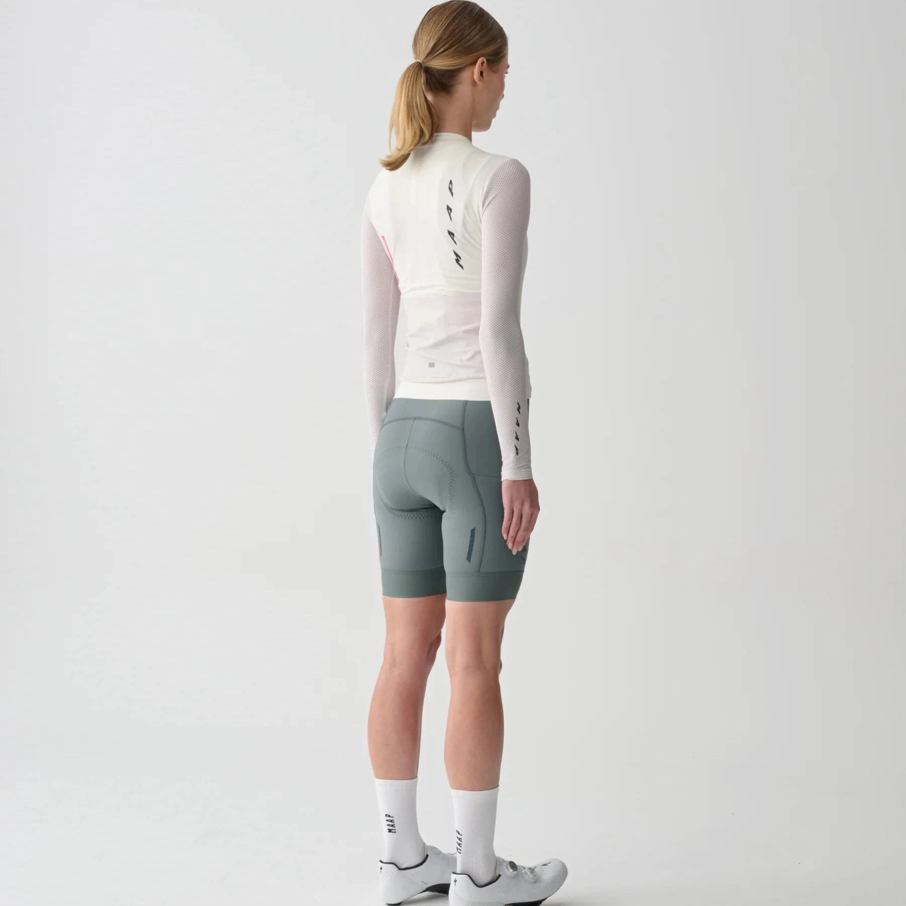 Maap Evade Pro Base 2.0 long sleeve woman jersey - Chalk