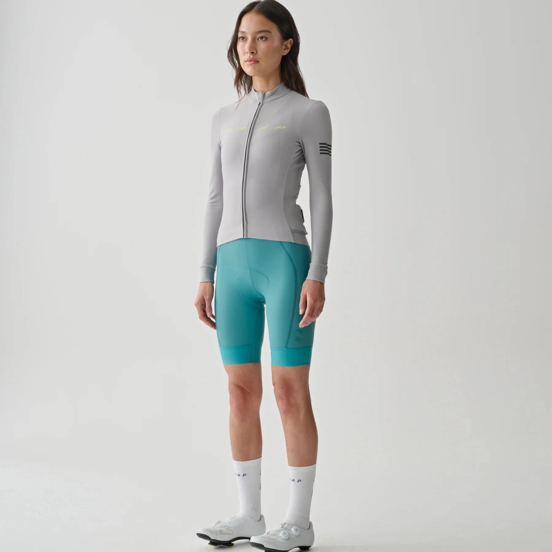 Maap Team Evo womne bib short - Light green