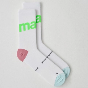 Maap Training Socks - White green