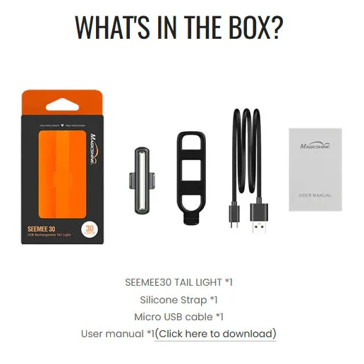 Magicshine SeeMee 30 V2 USB Rear Light
