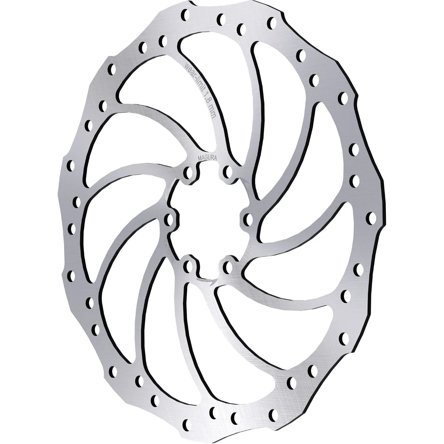 Magura Storm 160mm Disc Brake Rotor - 6 Bolt - Silver