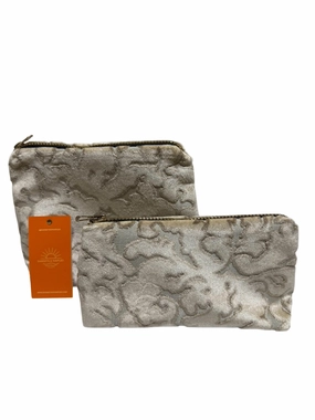 Save More Online Make Up Bags Set In Cream Velvet