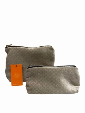 Shop the Savings Now Make Up Bags Set In Diamond Velvet