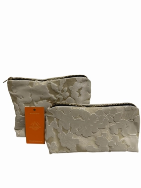 Make Up Bags Set In Gold And Cream Online Deal Frenzy