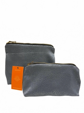 Make Up Bags Set In Silver Sneak Trending Hot Picks