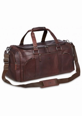 Trending Now Offer Mancini Buffalo Collection Leather Duffle Bag