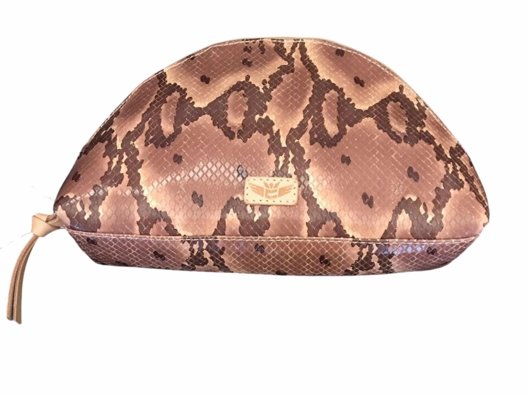 Margot Large Cosmetic Bag In Brown Gift Sale Event