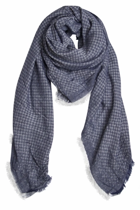 Marine Blue Scarf In Beautiful Quality Clearance Sale Now