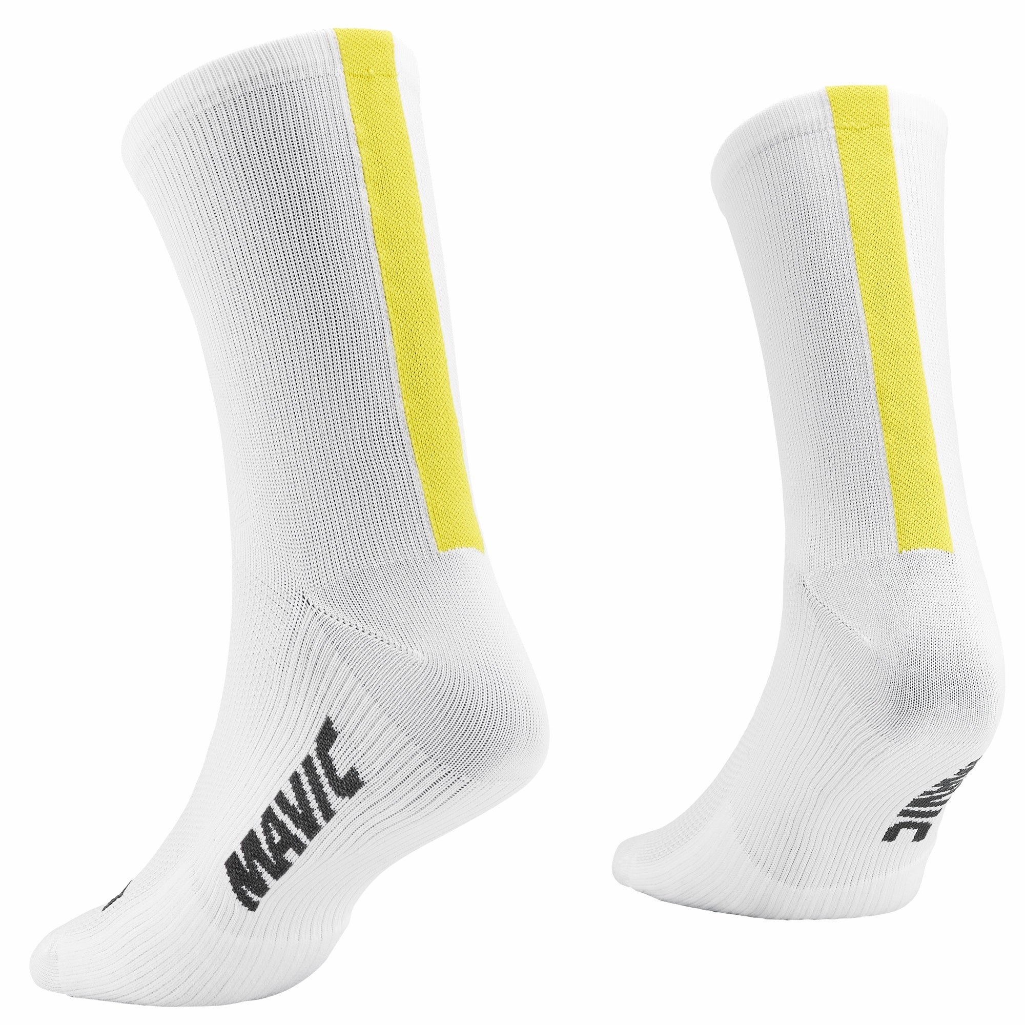 Mavic Essential Mid socks - White yellow