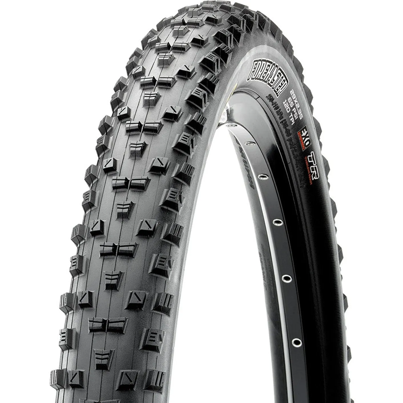 Maxxis Forekaster EXO TR 120TPI folding tire - 27.5 x 2.20 - Black