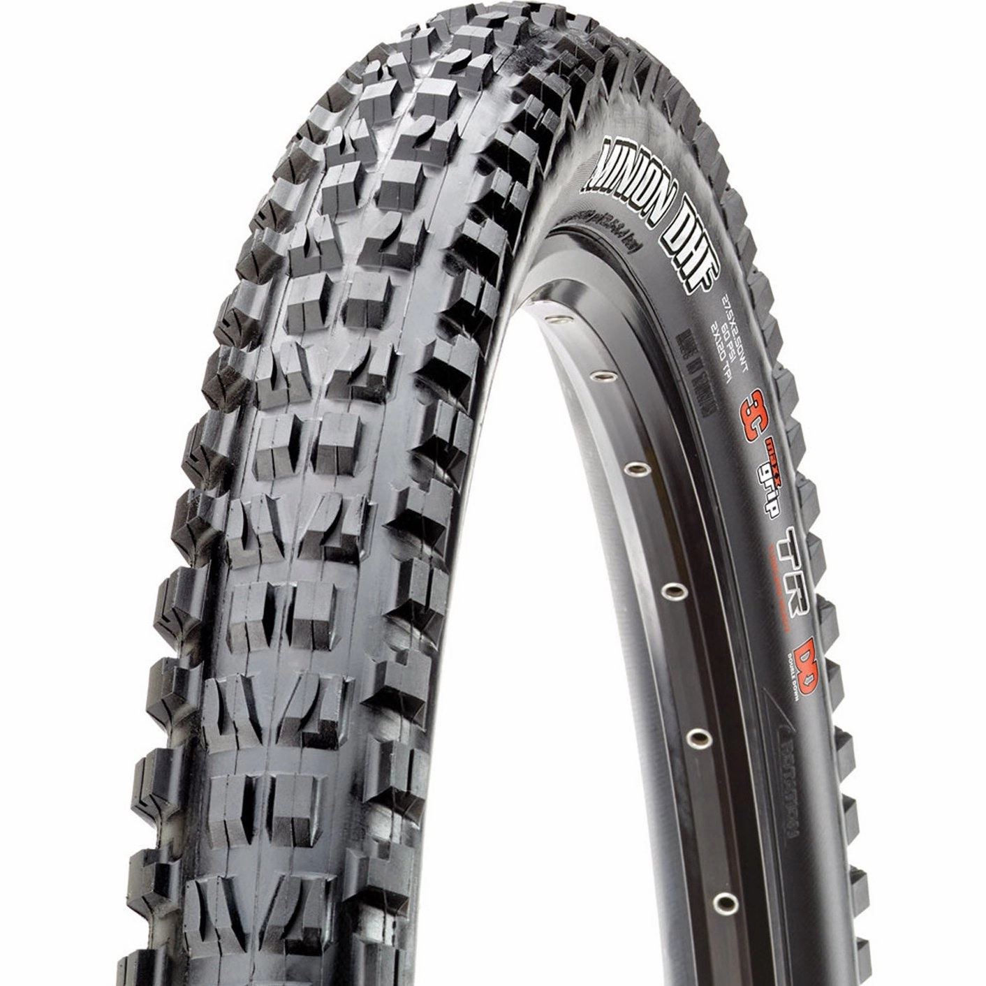 Maxxis Minion DHF EXO TR 60TPI folding tire - 29 x 2.60 - Black