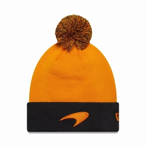 Mclaren Racing Orange Cuff Knit Beanie Hat Limited Time Sale Daily Clearance Deal