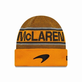 Mclaren Racing Team Orange Cuff Knit Beanie Hat Special Occasion Discount Big Sale Today