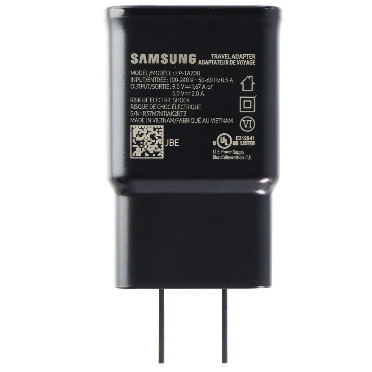 Samsung Oem Adaptive Fast Charge Single Usb Wall Adapter - Black (Ep-Ta200) Today Only Hot Pick Hot Pick Deal