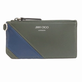 Hot Savings Alert Dont Wait Save Today Jimmy Choo Blue  Leather Coin Purse/Coin Case (Pre-Owned)