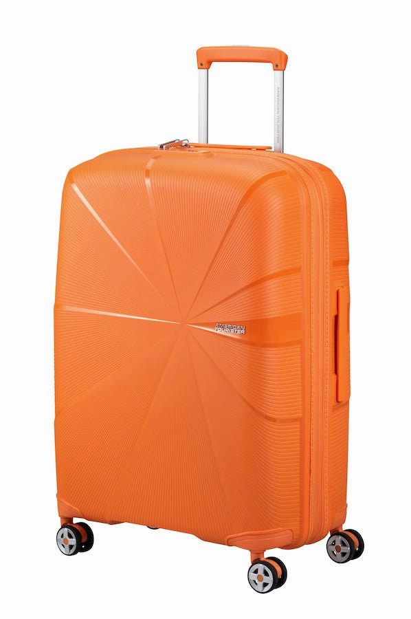 Daily Hot Deal American Tourister Starvibe Expandable 55Cm Cabin Spinner | Papaya Smoothie