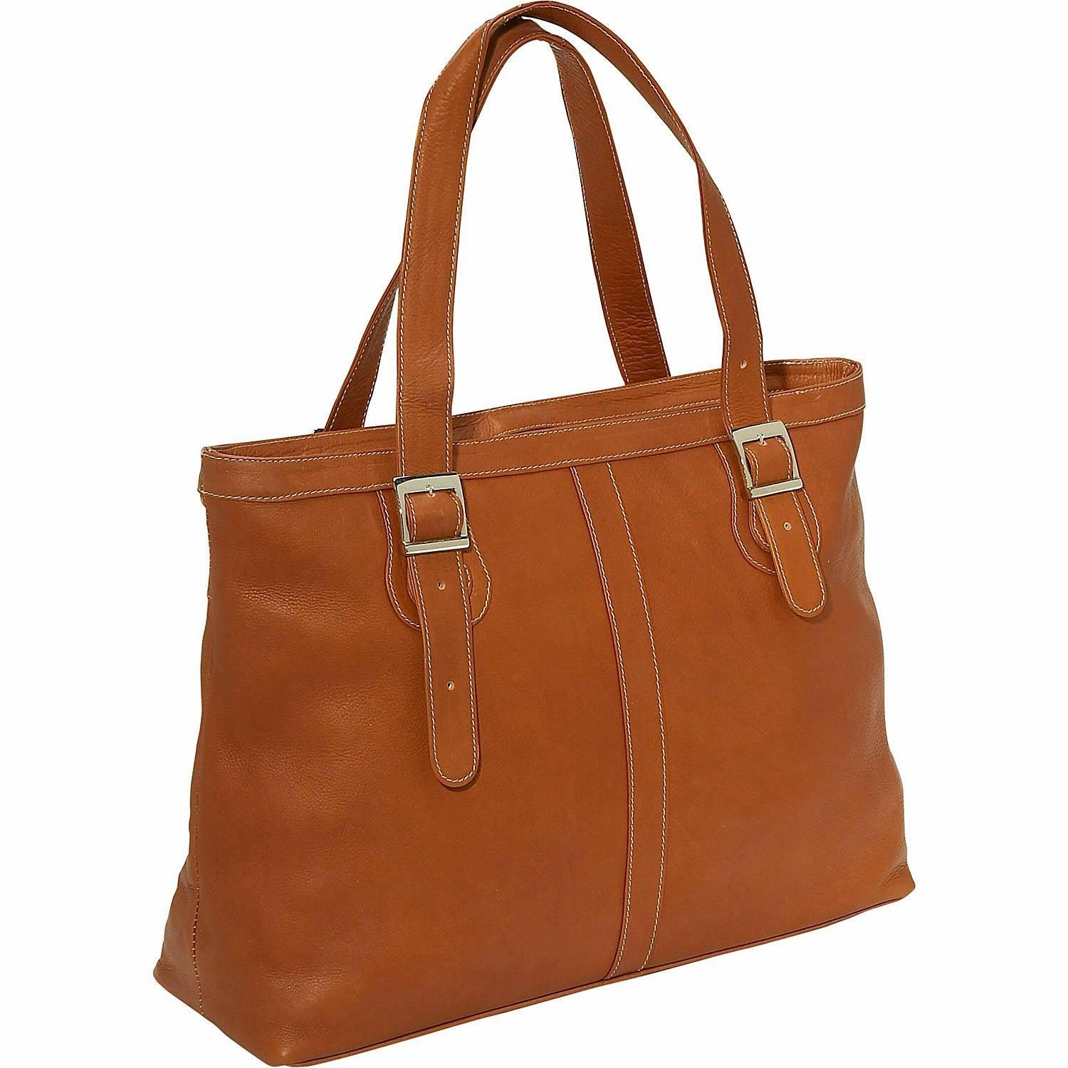 Piel Leather Ladies Laptop Tote Save Big Today