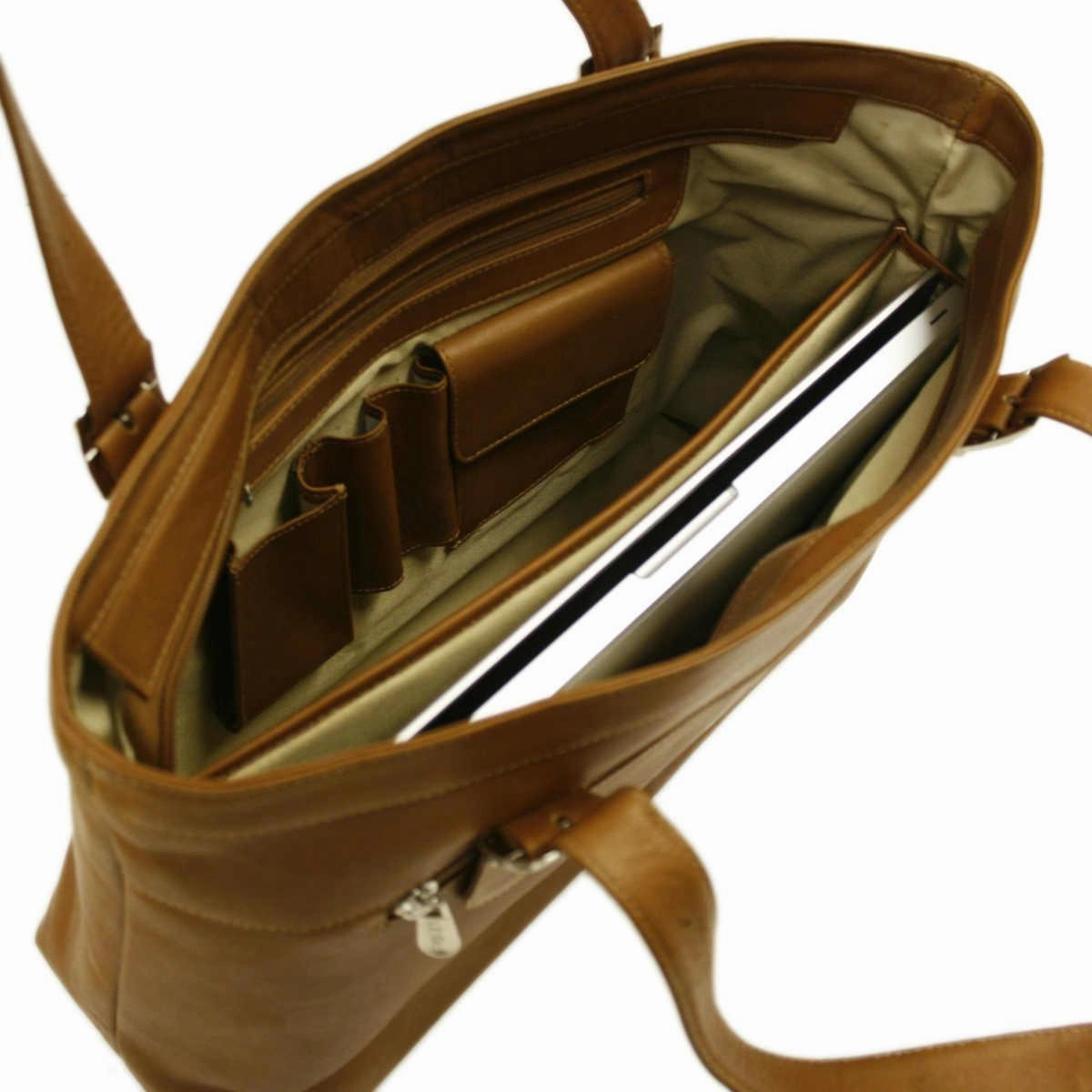 Today Only Special Piel Leather Ladies Laptop Tote