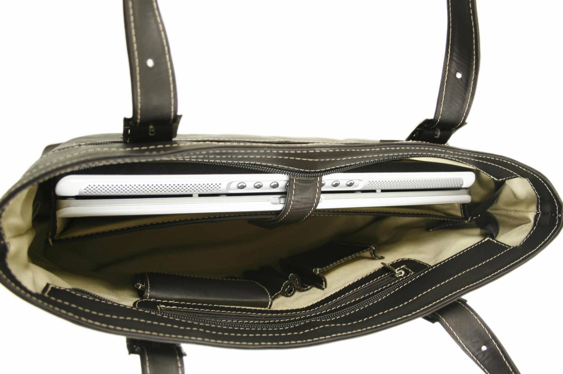Piel Leather Ladies Laptop Tote Save Big Online