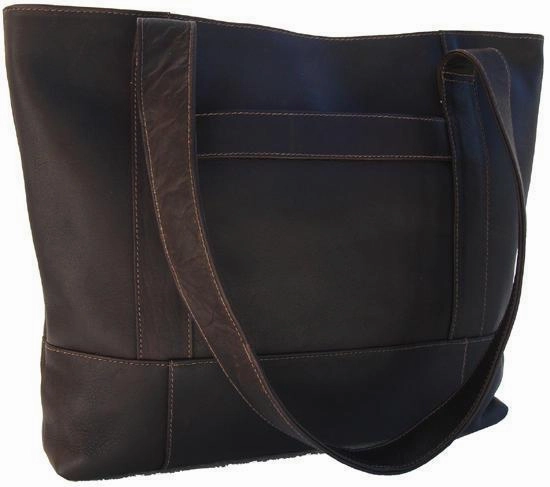 Today Only Steal Piel Leather Top-Zip Tote