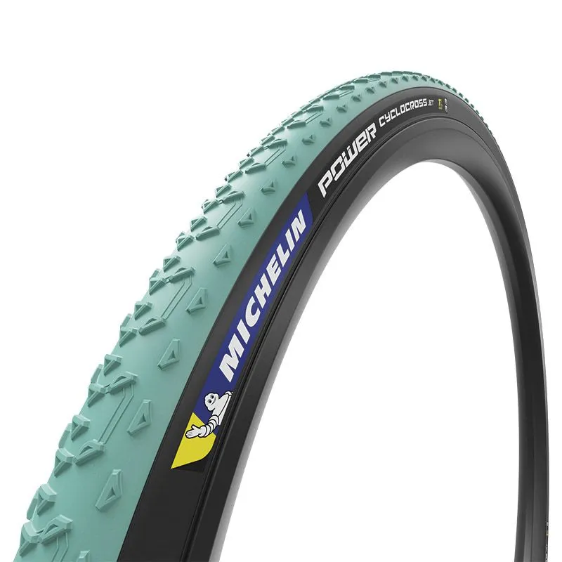 Michelin 700X33 Power Cyclocross Jet Tlr Black/- Green tire 