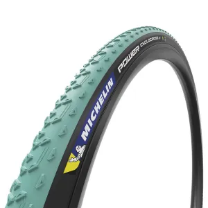 Michelin 700X33 Power Cyclocross Jet Tlr Black/- Green tire 