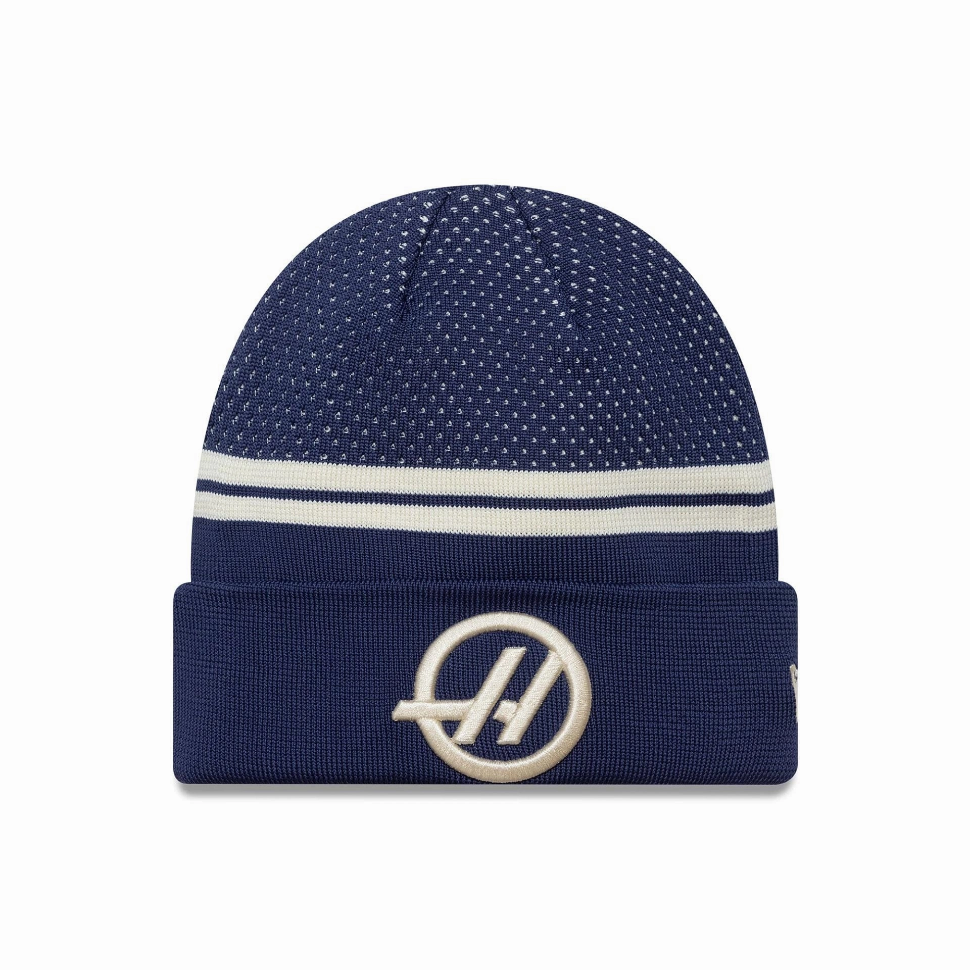 Clearance Blowout Today Only Offer Moneygram Haas F1 Engineered Navy Cuff Knit Beanie Hat