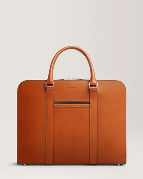 Carl Friedrik Heritage Palissy Briefcase Vachetta Leather Clearance Savings Now