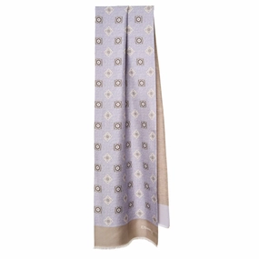 Limited Offer Alert Hot Pick Online Lilac Double Silk Scarf