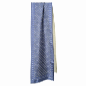 Big Sale Today Grab Save Today Powder Blue Double Silk Scarf