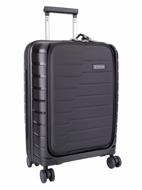 Shop Grab Now MustHave Steals Cellini Microlite Trolley Carry On Business Trolley | Black