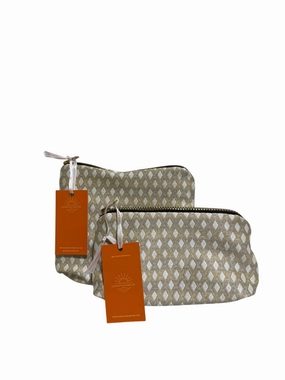 Save Today Only Make Up Bags Set In Diamonds Print