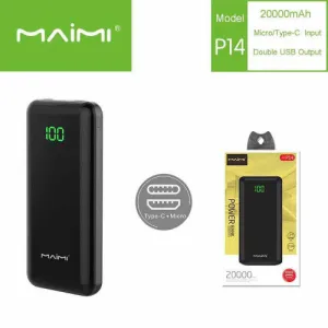 Online Exclusive Steal Trending Now Discount Maimi P14 Power Bank 20 000Mah