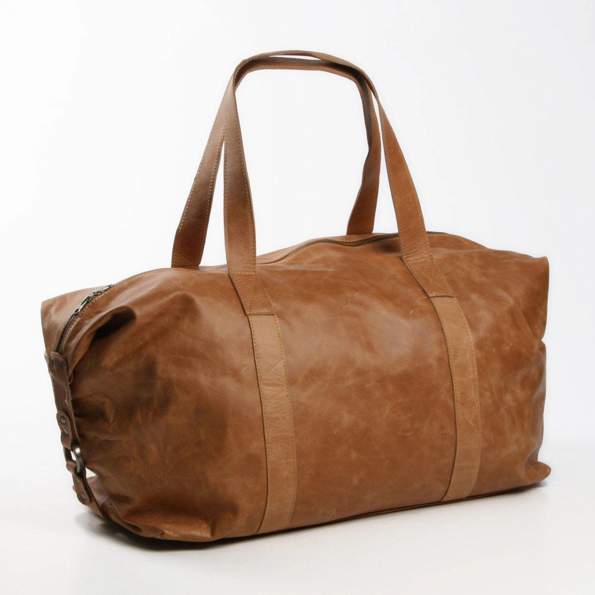 MustHave Steals Thandana Masai Leather Carrier Luggage Bag